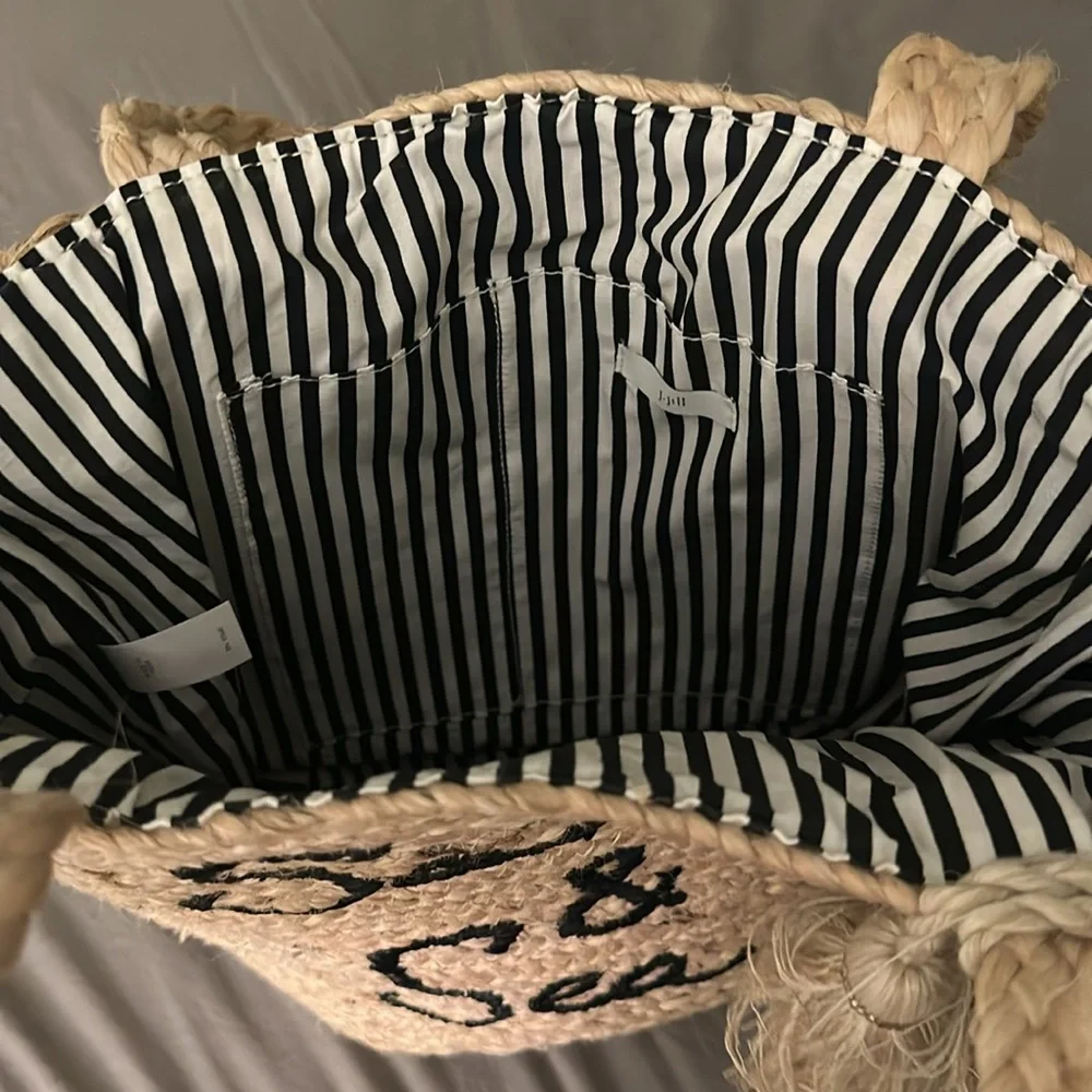 J.Jill Sand & Sea Jute Beach Bag - Picture 6 of 6